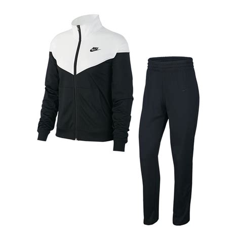 jogginganzug damen nike schwarz